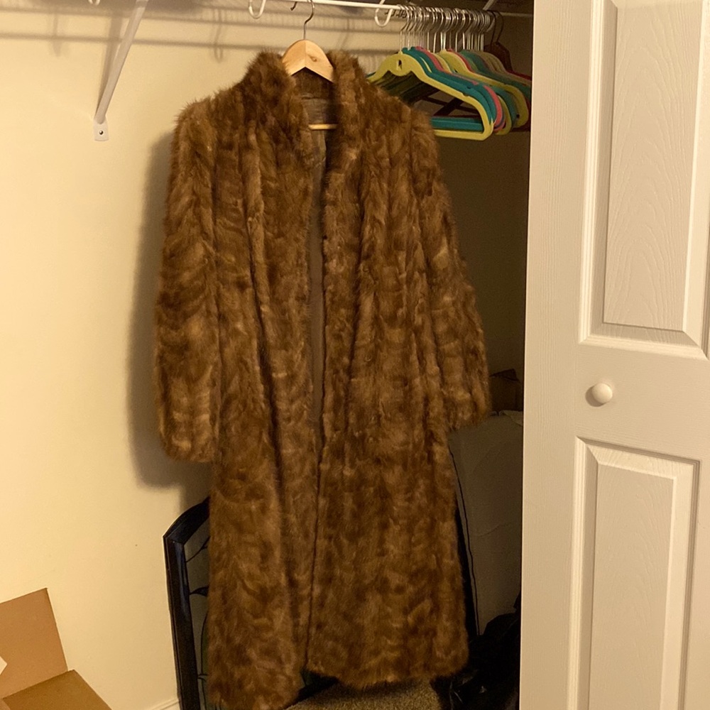 Full Length Mink Coat sz L/16